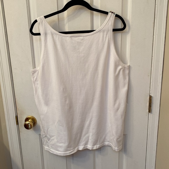 Beaded Neck Knit Tank - Picture 3 of 3